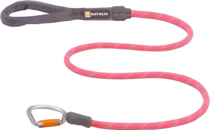 Ruffwear Knot-a-Leash Reflective Rope Dog Leash, Fireweed Pink