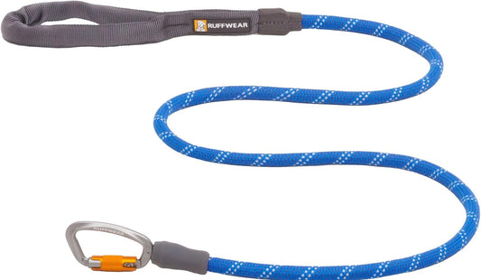 Ruffwear Knot-a-Leash Reflective Rope Dog Leash, Blue Pool, Large