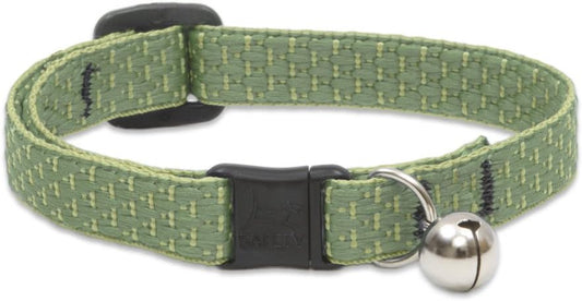LupinePet Eco Safety Cat Collar with Bell - Moss (8-12")
